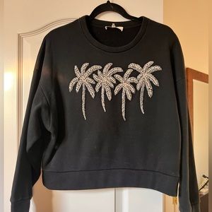 Maje rhinestone palmtrees size 1